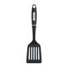 (2 pack) Professional Nylon Slotted Kitchen Spatula/Turner with Black Handle