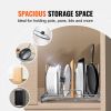 VEVOR Pan and Pot Rack, Expandable Pull Out Under Cabinet Organizer, Cookie Sheet Baking Pans tray Organization, Adjustable Wire Dividers