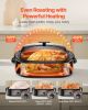 Roaster Oven, 18QT Fast-Cooking Turkey Roaster, 150-450°F Adjustable Temperature Turkey Oven with Self-Basting Lid, Removable Pan and Rack